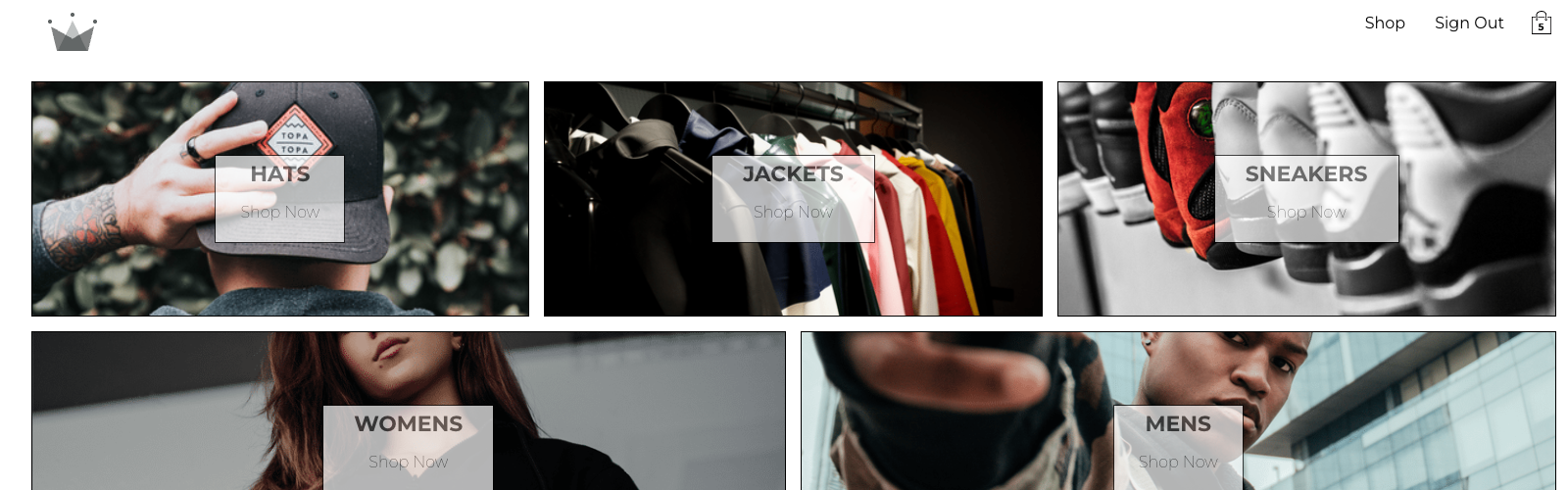 CRWN Clothing E-commerce Platform